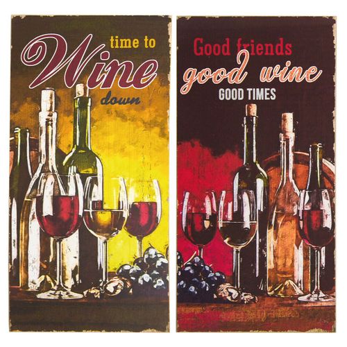Statuettes et figurines Mur Adorno Wine 2U - Signes Grimalt - Modalova