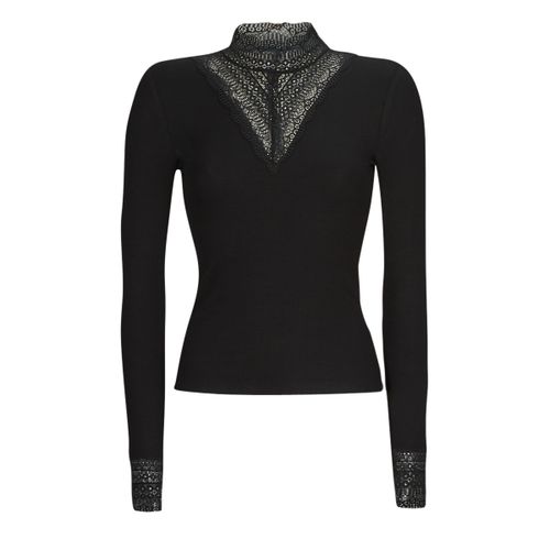 Blouses ONLTILDE L/S HIGH NECK LACE TOP JRS - Only - Modalova