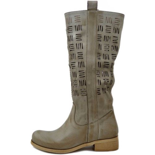 Bottes plates Chaussures, Botte d'été, Cuir Douce - 6716B - Osvaldo Pericoli - Modalova