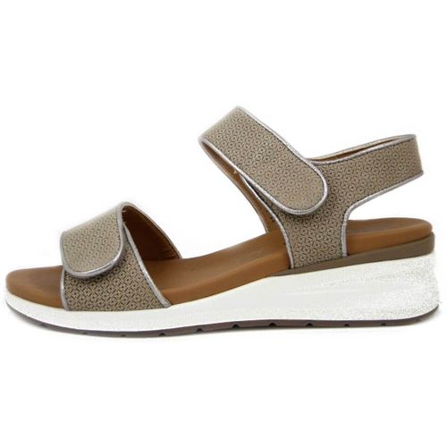 Sandales compensées Chaussures, Sandales, Nubuck, Semelle Cuir-28307B - Caprice - Modalova