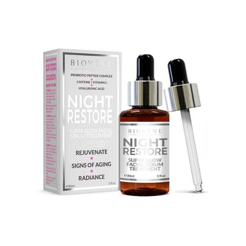 Soins ciblés Night Restore Super Glow Facial Serum Treatment - Biovène - Modalova