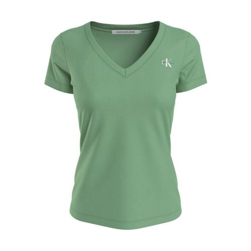 T-shirt T shirt Ref 59440 Vert - Calvin Klein Jeans - Modalova