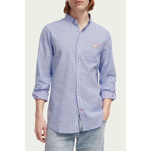 Chemise Chemise à Rayures Bleu Clair - Scotch & Soda - Modalova