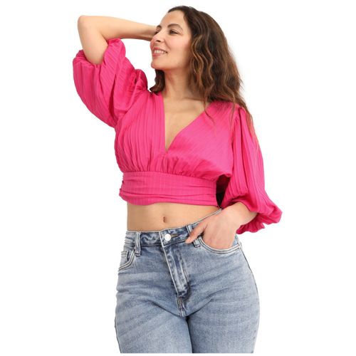 Blouses Tops, t-shirts - Fuchsia - La Modeuse - Modalova