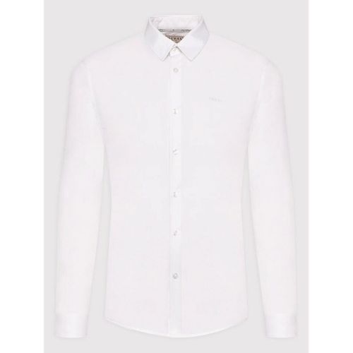 Chemise M1YH20 W7ZK1-G011 PURE WHITE - Guess - Modalova