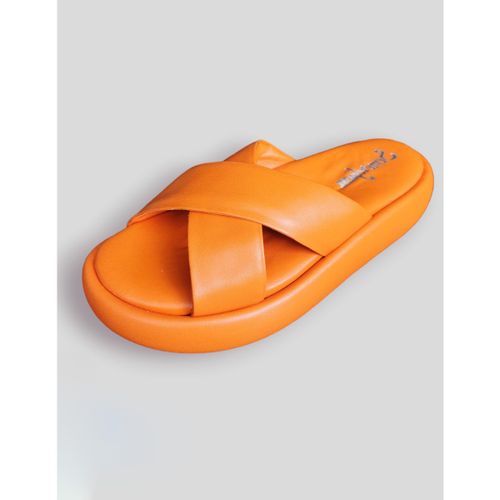 Claquettes - Mules GAETA Mandarine - Semerdjian - Modalova