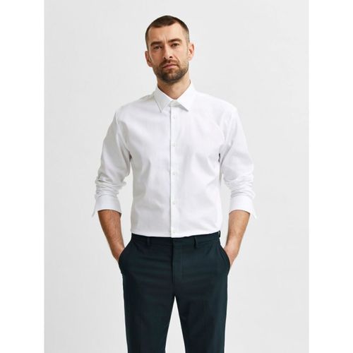 Chemise 16080200 FILIP ETHAN-BRIGHT WHITE - Selected - Modalova