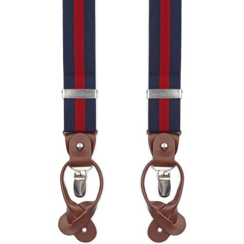 Cravates et accessoires Luxe Bretelles Marine Rayure Rouge - Suitable - Modalova