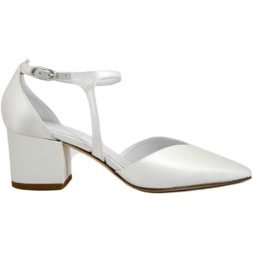 Sandales à talon Chaussure de Mariage, Escarpin en Satin de Soie-GIUDY - Osvaldo Pericoli - Modalova