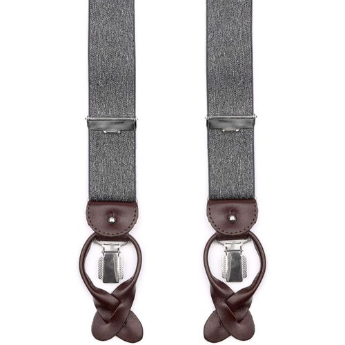 Cravates et accessoires Bretelles Anthracite Melange - Profuomo - Modalova