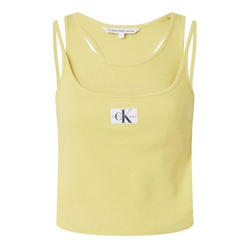 T-shirt Debardeur Ref 60233 KCQ Jaune - Calvin Klein Jeans - Modalova