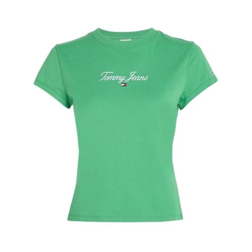 T-shirt T shirt Ref 60244 Vert - Tommy Jeans - Modalova