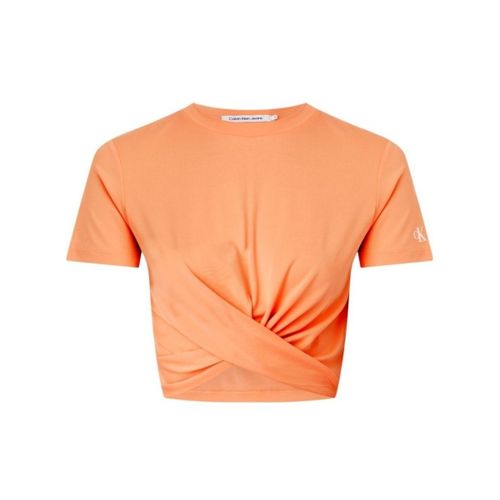 T-shirt T shirt Ref 60256 SDD Orange - Calvin Klein Jeans - Modalova