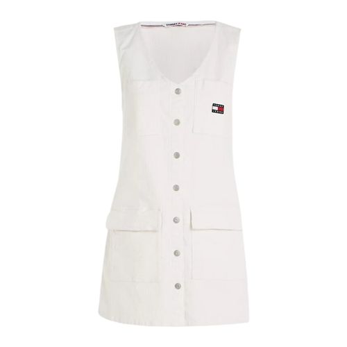 Robe Robe en velours Ref 60605 Blanc - Tommy Jeans - Modalova