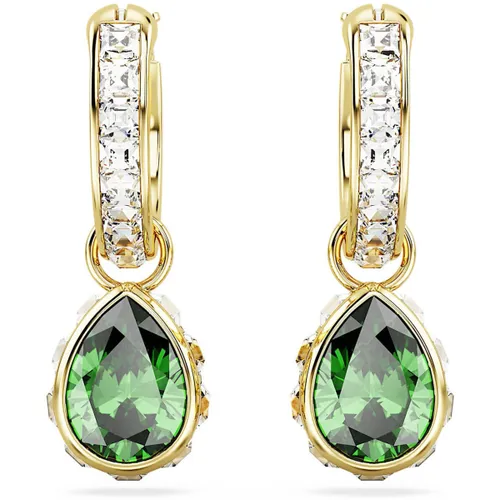 Boucles oreilles Boucles d'oreilles Stilla vertes taille poire - Swarovski - Modalova
