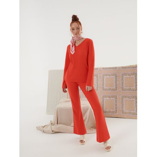 Ensembles de pyjama Haut de pyjama top col V manches longues Lucky Cheek - Lisca - Modalova