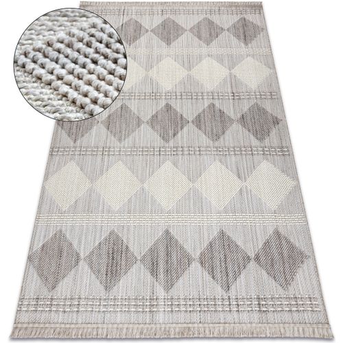 Tapis Tapis NANO EO61A Diamants, bouclé, tissé plat 240x330 cm - Rugsx - Modalova