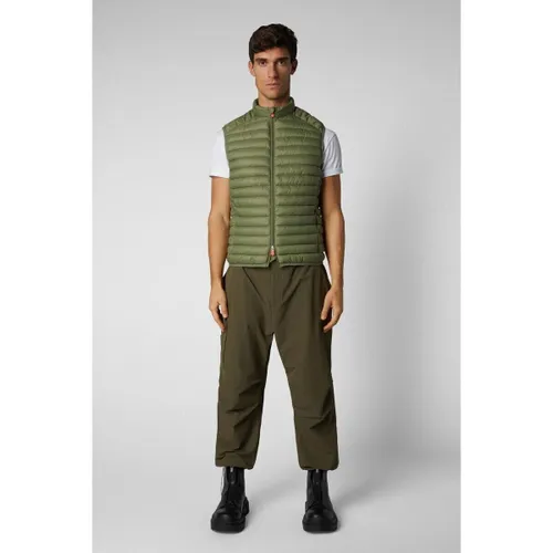Blouson Veste Sans Manches Adam Vert Olive - Save The Duck - Modalova