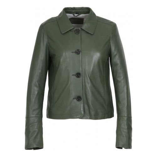 Blouson Veste en cuir Leslie Ref 59400 Kaki - Oakwood - Modalova