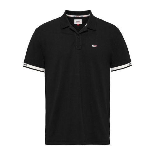 T-shirt Polo manches courtes Ref 60984 BDS Noir - Tommy Jeans - Modalova