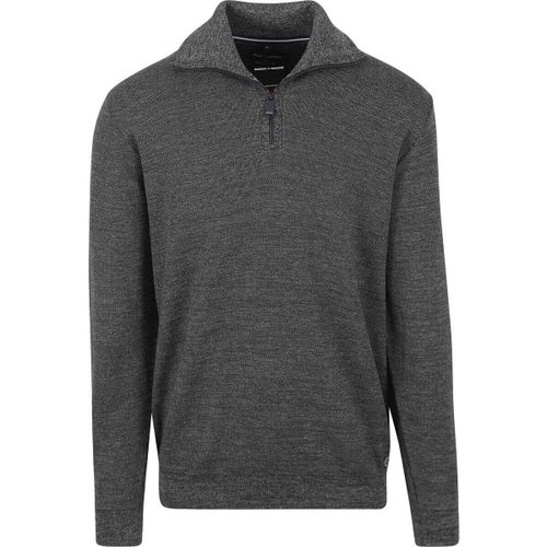 Pull Half Zip Pull Vert Foncé - Casamoda - Modalova