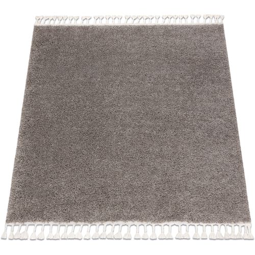 Tapis Tapis BERBER carré 9000 marron Franges berbère 160x160 cm - Rugsx - Modalova