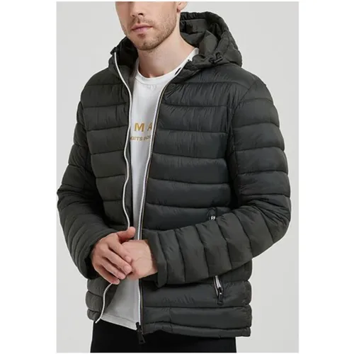 Vestes techniques doudoune a capuche H, Vert - Kebello - Modalova