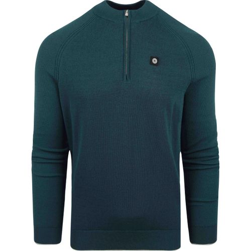 Pull Pull Half Zip Vert Foncé - Blue Industry - Modalova