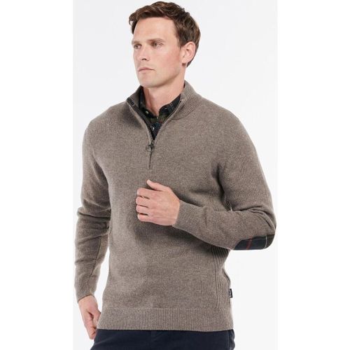 Pull Pull camionneur à coudières beige en laine - Barbour - Modalova
