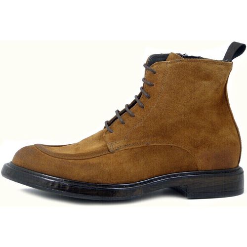 Bottines Chaussures, Bottine, Daim, Lacets et Zip-50081 - Romano Sicari - Modalova