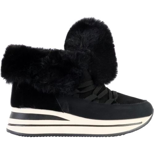 Bottes neige Basket à Lacets Avec Fourure - The Divine Factory - Modalova