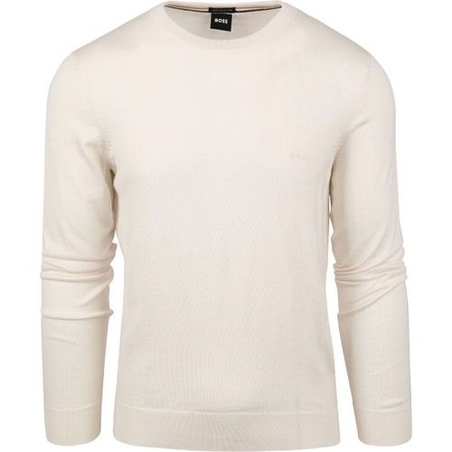 Pull BOSS Pull Botto Laine Ecru - BOSS - Modalova