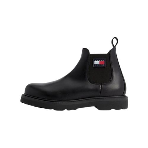 Boots Bottines en cuir Ref 61216 Noir - Tommy Jeans - Modalova