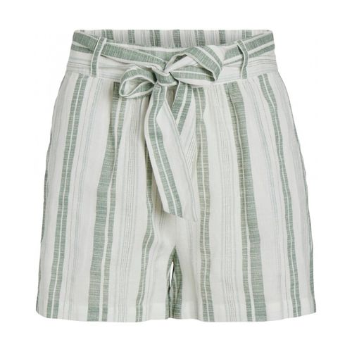 Short Etni Shorts - Cloud Dancer/Green - Vila - Modalova