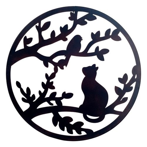 Tableaux, toiles Mur D'Oiseaux Et Chat - Signes Grimalt - Modalova