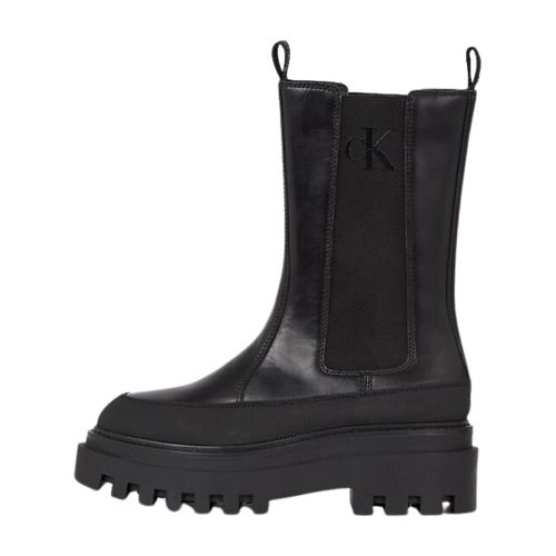 Boots Bottines en cuir Ref 6154 - Calvin Klein Jeans - Modalova