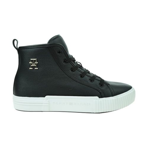 Boots Vulc Leather Sneaker Hi - Tommy Hilfiger - Modalova