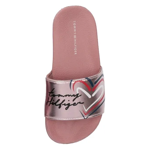 Sandales plates Mules s ref 52798 Rose Gold - Tommy Hilfiger - Modalova