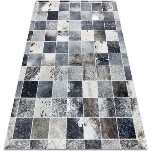 Tapis Tapis PATCHWORK 21716 gris - Peau de 160x230 cm - Rugsx - Modalova