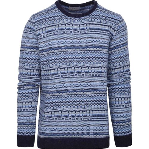 Sweat-shirt Prestige Fair Isle Pullover Bleu - Suitable - Modalova
