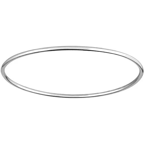 Bracelets Bracelet jonc massif or blanc fil 1.5 mm - Brillaxis - Modalova