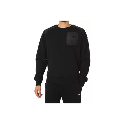 Sweat-shirt COL ROND EMPIECEMENT REDSILVERE - Schott - Modalova