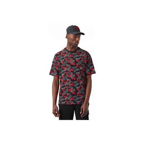 T-shirt Chicago Bulls NBA All-Over Printed - New-Era - Modalova