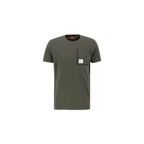 T-shirt LABEL POCKET - Alpha Industries - Modalova