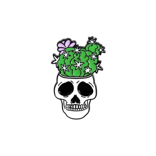 Broches Pin's Tête de mort, crâne, Halloween, pot de fleur - Clj Charles Le Jeune - Modalova