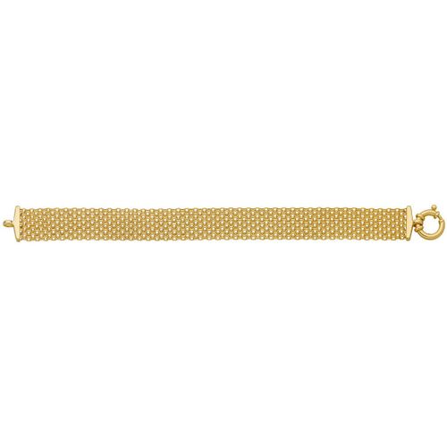 Bracelets Bracelet large plat 10 rangs maille forçat - Brillaxis - Modalova