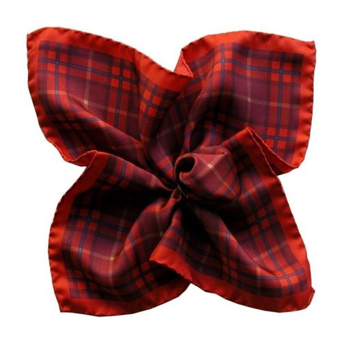 Costumes et cravates Pochette Tartan Dandy - Segni Et Disegni - Modalova