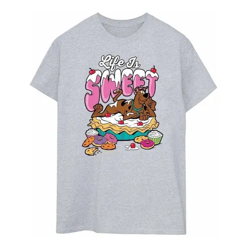 T-shirt Life Is Sweet - Dessins Animés - Modalova