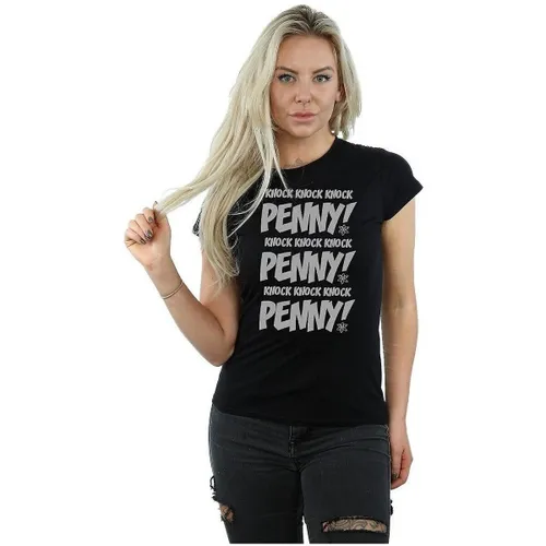 T-shirt Knock Knock Penny - The Big Bang Theory - Modalova