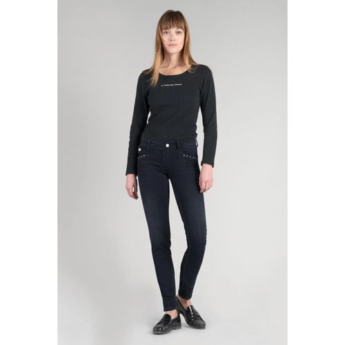 Jeans Jeans pulp slim gance bleu-noir - Le Temps des Cerises - Modalova